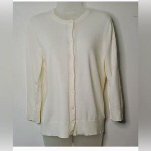 Cream button up cardigan
